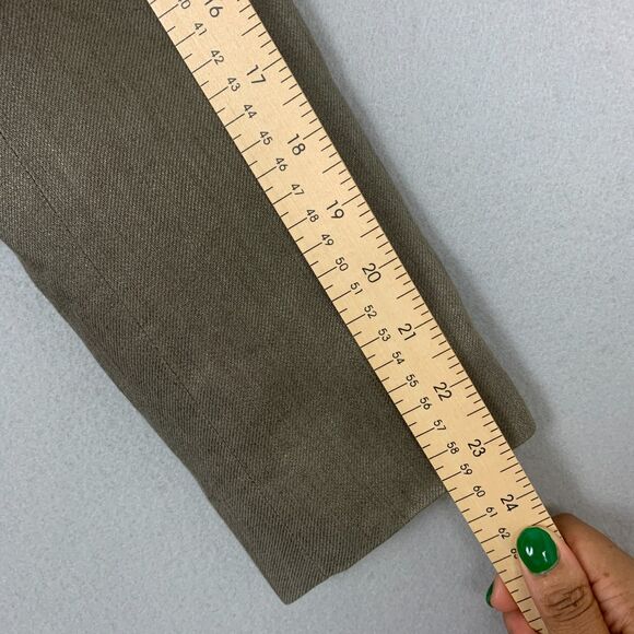 J. Jill 100 % Linen Women’s Blazer Size 6 Taupe Neutral Classic Office Jacket - Picture 5 of 8